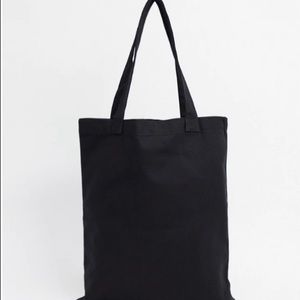 Black tote bag